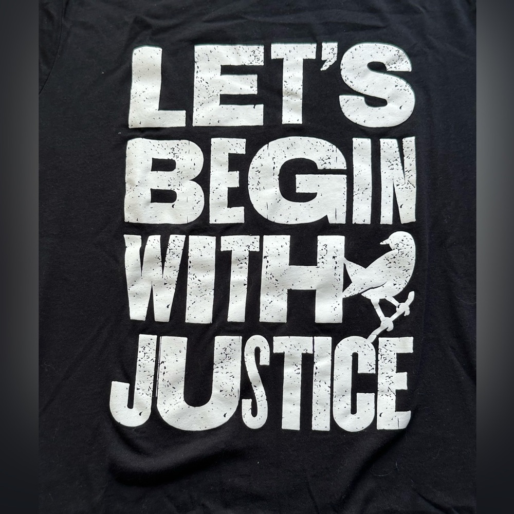 Souvenir Black short sleeve T-Shirt from the play “To Kill A Mockingbird”